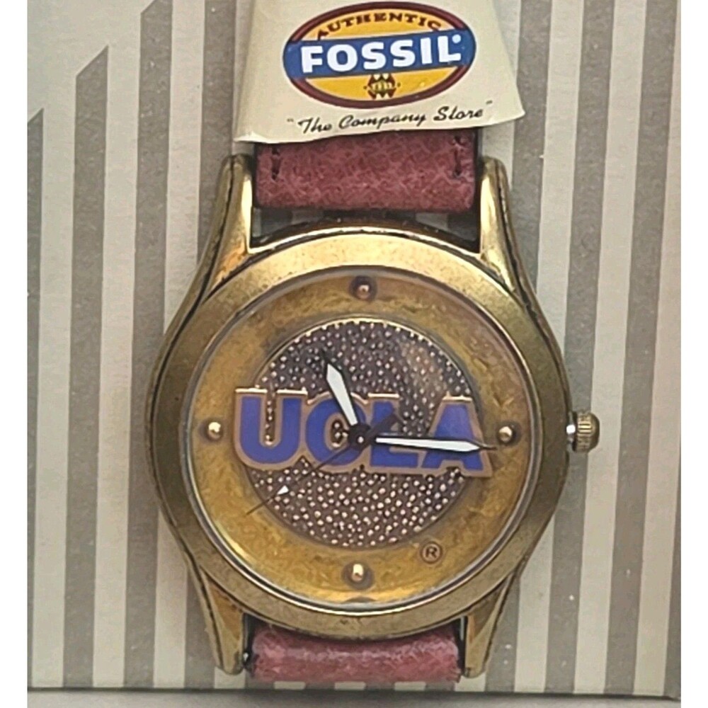 Vintage UCLA Bruins Fossil Watch University Classics Limited Edition Brown NEW